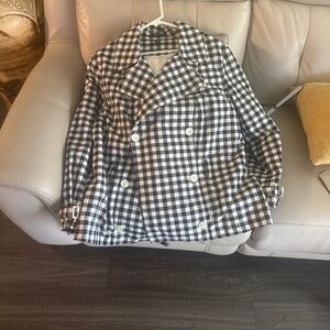 Lauren Ralph Lauren Black and White Checkered Shirt